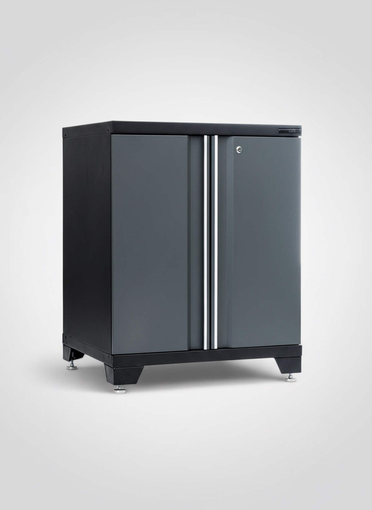 Förvaringsskåp med dörrar - Grå, PRO