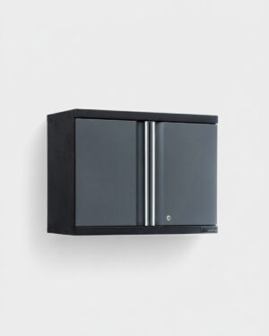 Väggskåp med 2 dörrar - Grå, PRO