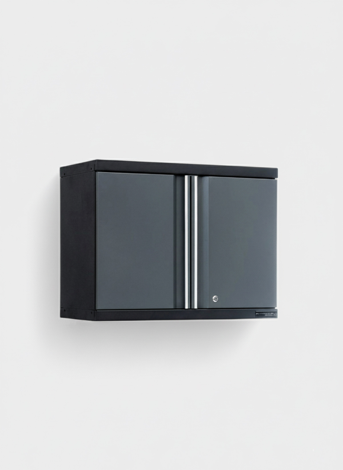 Väggskåp med 2 dörrar - Grå, PRO