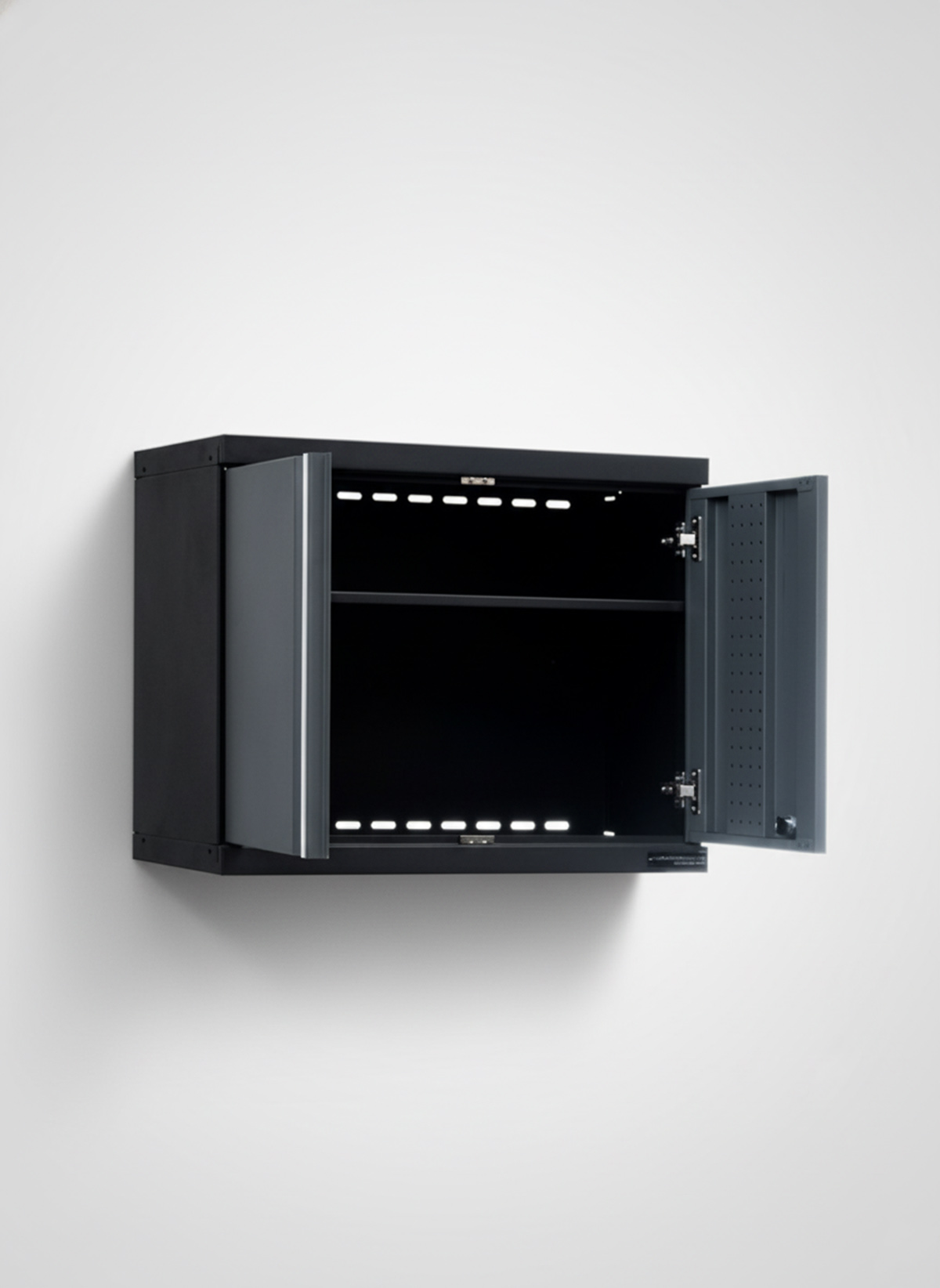 Väggskåp med 2 dörrar - Grå, PRO - Bild 2