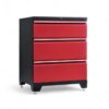 Verktygsskåp med 3 lådor - Röd, PRO