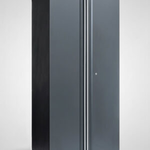 Förvaringsskåp högskåp med 2 dörrar - Grå, PRO