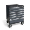 Verktygsvagn med 6 lådor - Grå, PRO