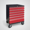 Verktygsvagn med 6 lådor - Röd, PRO