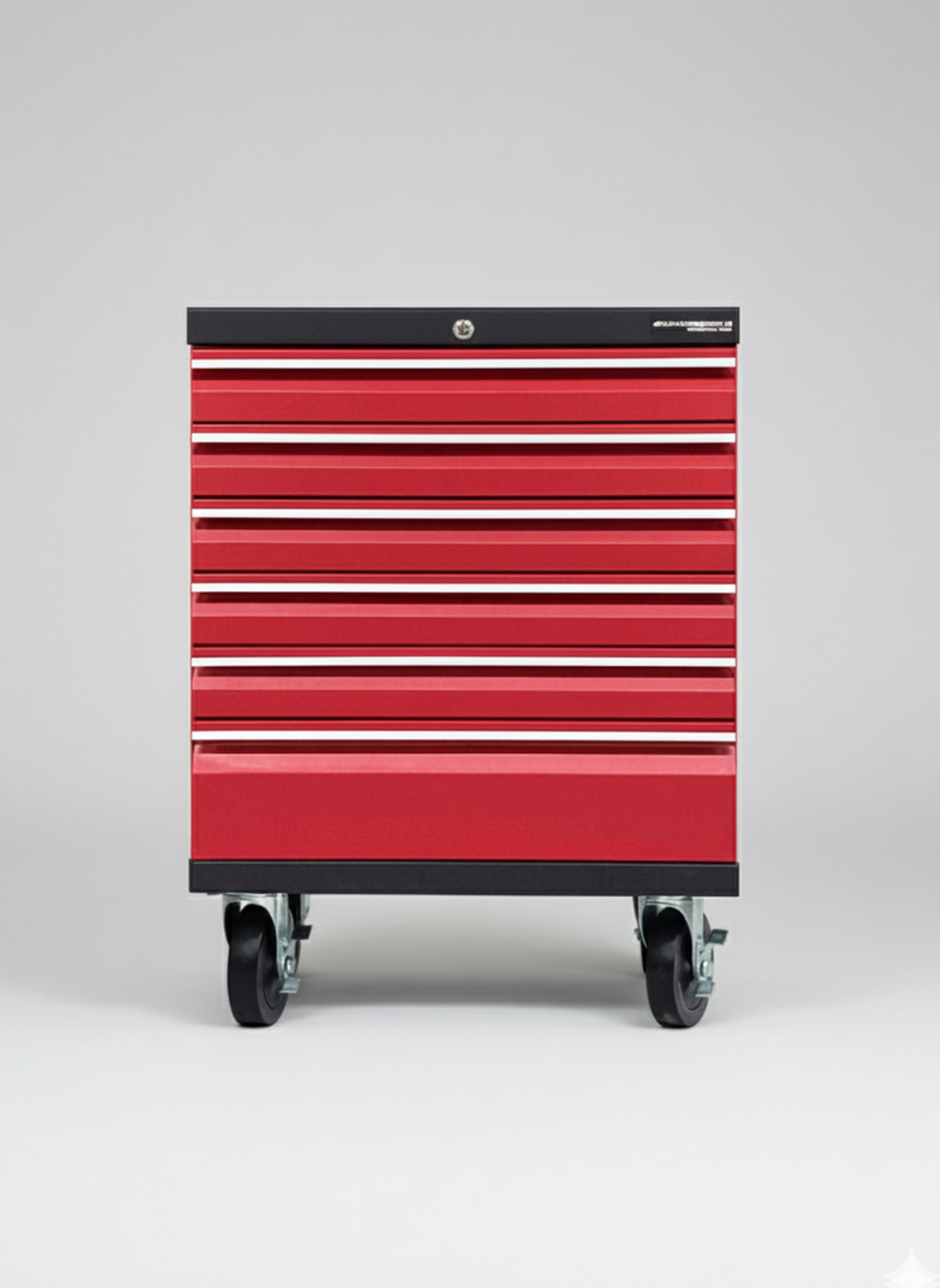 Verktygsvagn med 6 lådor - Röd, PRO - Bild 2
