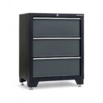 Verktygsskåp med 3 lådor grå, CLASSIC