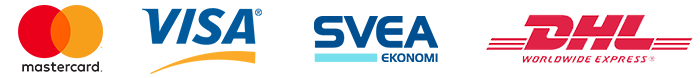 Betalning och frakt samarbetspartners logotyper