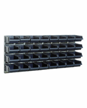 Väggpanel Raaco med 32st lådor / backar