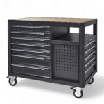 Verktygsvagn / arbetsstation med 12 lådor