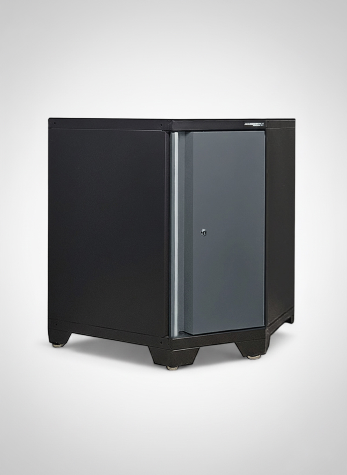 Hörnskåp med 1 dörr grå, PRO