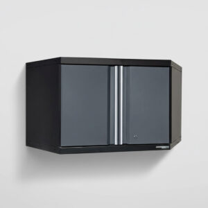 Väggskåp med 2 dörrar hörn - Grå, PRO