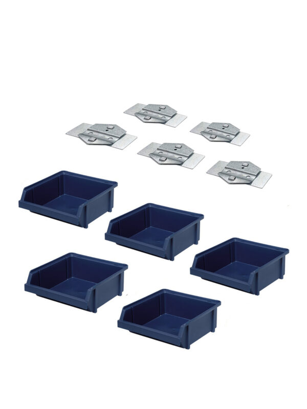 Plastbackar set om 5st