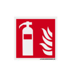Brandsläckare skylt 20x20cm