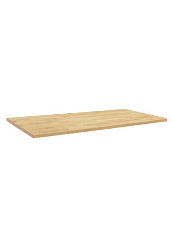 En rektangulär 213cm lång träskiva med en slät, ljus ekfinish. Den minimalistiska designen visas upp mot en vanlig vit bakgrund, och framhäver dess naturliga träfibrer och eleganta kanter.