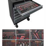 Verktygsvagn med 6 lådor grå, PRO + 275 delar verktyg