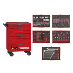Verktygsvagn 7 lådor + 278 delar verktyg TengTools TKW26R278F