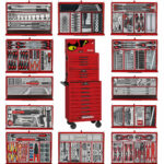 Verktygsvagn 16 lådor 1033 delar verktyg TengTools TKS26R1033T