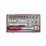 Verktygssats 18 delar Hylsnyckelsats 1/2'' TengTools TT1218-6