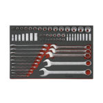 Verktygssats 62 delar U-ringnyckel/hylssats TengTools TTEAF62