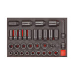 Verktygssats 33 delar Krafthylssats 3/4'' TengTools TTEISK33
