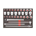 Verktygssats 32 delar Hylsnyckelsats 3/4'' TengTools TTESK32