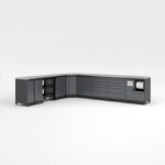 Garageinredning med 8 delar – set 1, grå, PRO