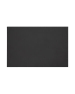 En vanlig, solid svart rektangel med en vit kant, Tom oskuren EVA-insats Teng Tools EVA01.