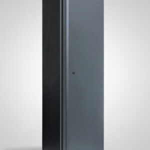 Förvaringsskåp högskåp 1 dörr Black edition – Grå, PRO