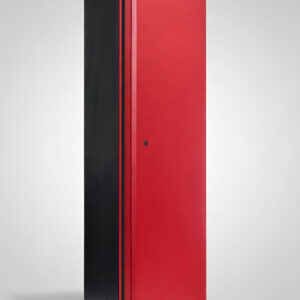 Förvaringsskåp högskåp 1 dörr Black edition – Röd, PRO