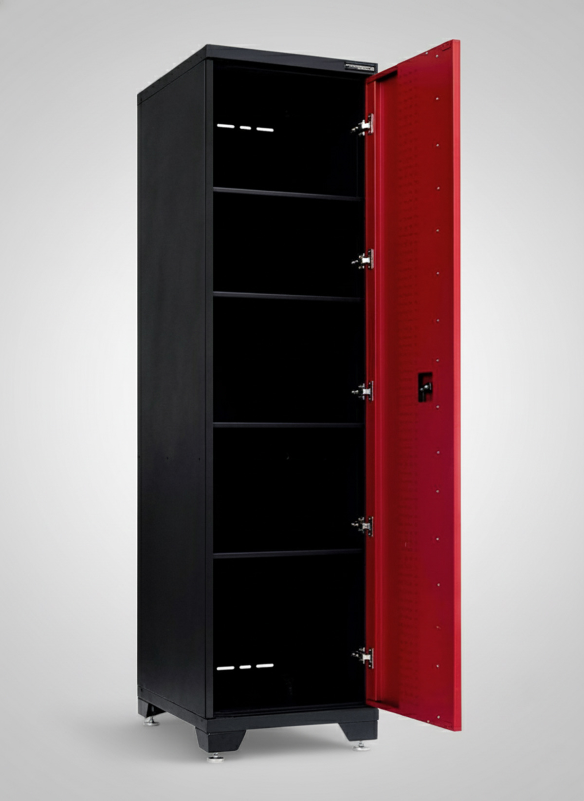 Förvaringsskåp högskåp 1 dörr – Röd, PRO - Bild 2