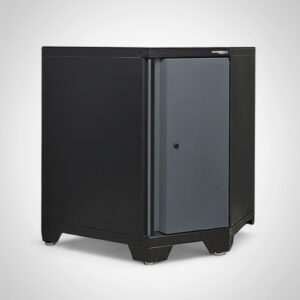 Hörnskåp med 1 dörr Black edition - Grå, PRO