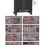 Verktygsvagn 8 lådor 1008 delar verktyg TengTools TKW37B1008T