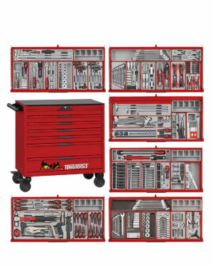 Verktygsvagn 7 lådor 663 delar verktyg TengTools TKW37R663T