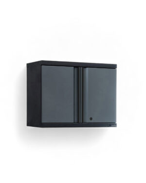 Väggskåp med 2 dörrar Black edition – Grå, PRO