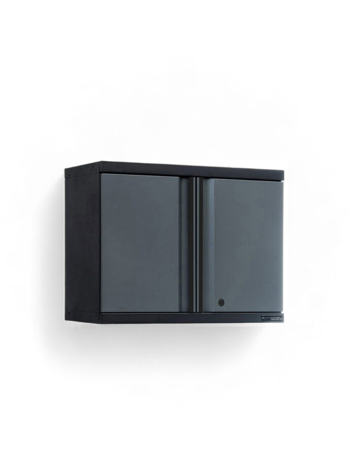 Väggskåp med 2 dörrar Black edition – Grå, PRO