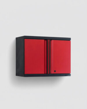 Väggskåp med 2 dörrar Black edition – Röd, PRO