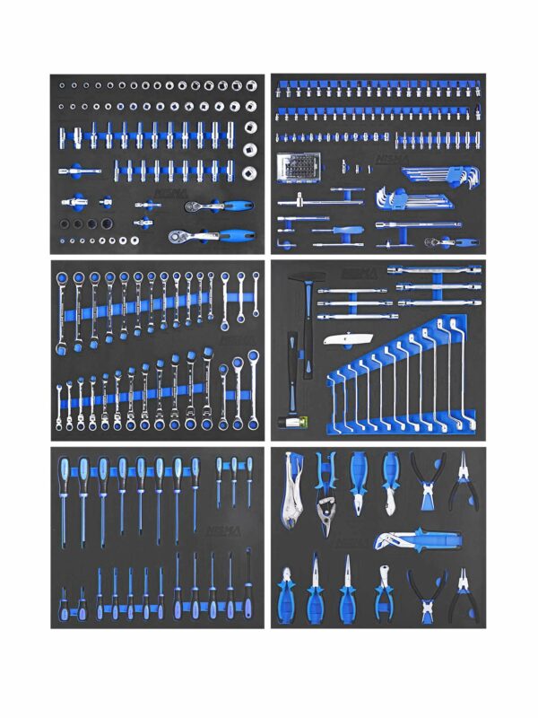 Verktygssats PRO 312 delar Nisma tools