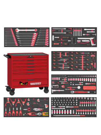 Verktygsvagn 7 lådor 309 delar verktyg TengTools TKW37R309FC