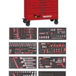 Verktygsvagn 8 lådor 525 delar verktyg TengTools TKW37R525FC