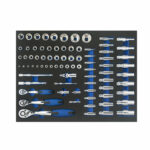 Verktygssats hylsnycklar 80 delar Nisma tools