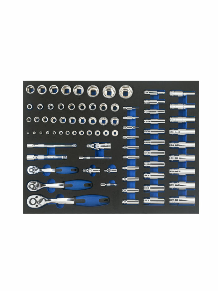 Verktygssats hylsnycklar 80 delar Nisma tools