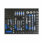 Verktygssats hylsnycklar 84 delar Nisma tools