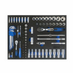 Verktygssats hylsnycklar 85 delar Nisma tools