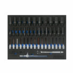 Verktygssats krafthylsor / bitshylsor 46 delar Nisma tools