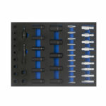 Verktygssats krafthylsor / djuphylsor 43 delar Nisma tools