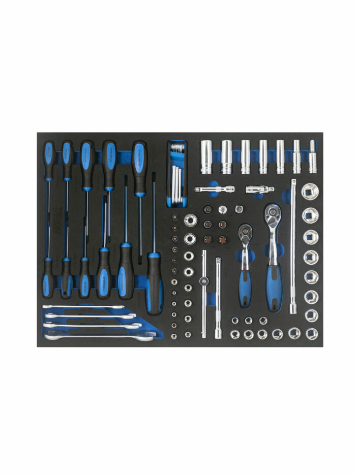 Verktygssats hylsnycklar / mejselsats 80 delar Nisma tools