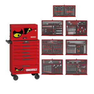 Verktygsvagn 11 lådor + 418 delar verktyg TengTools TKS26R418F